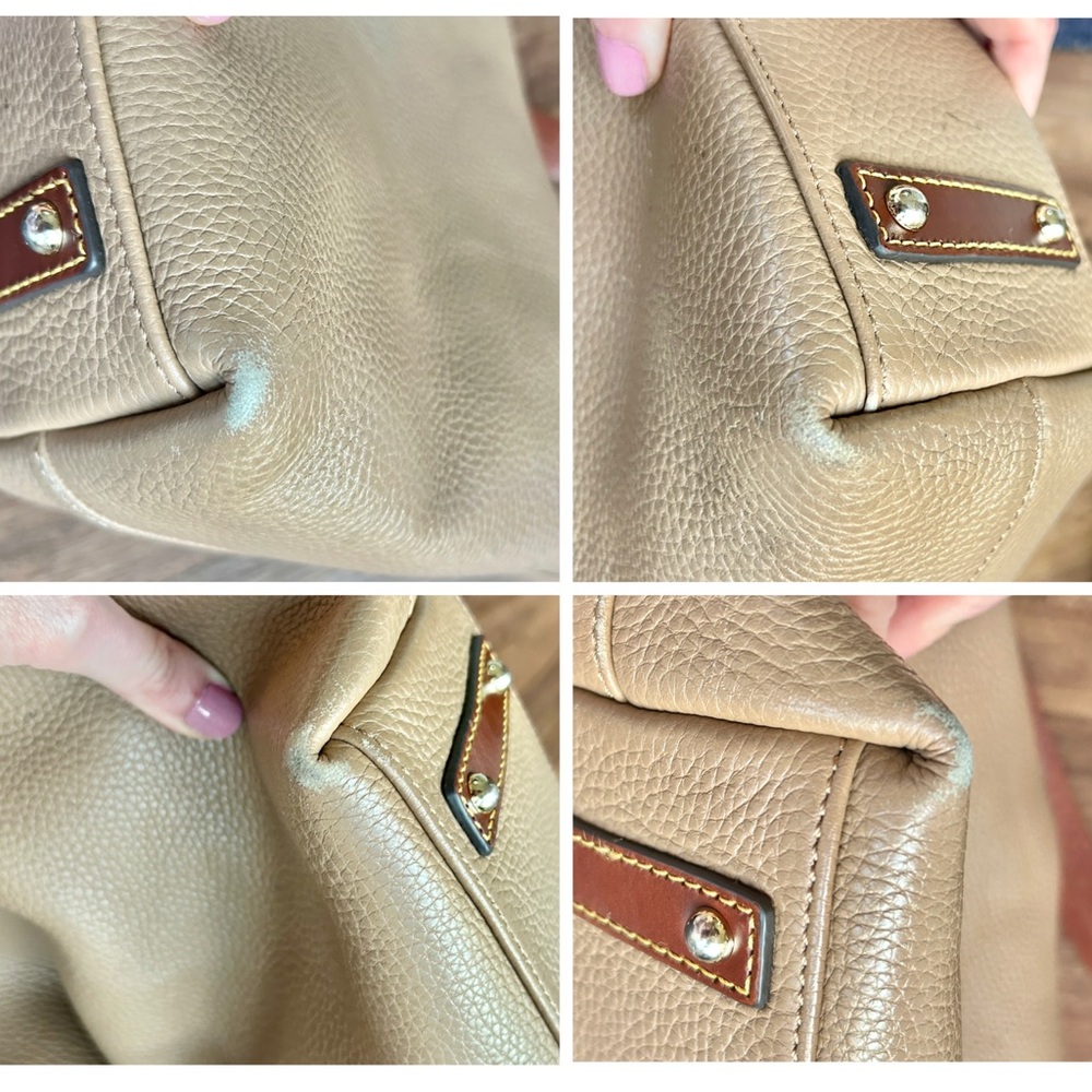 DOONEY & BOURKE Brown Pebble Leather Derby Hobo Slouchy Crossbody Bag Heritage - Picture 16 of 16